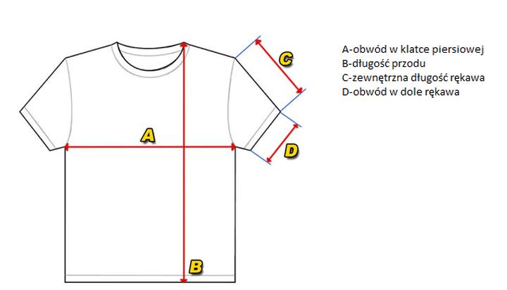 Idealny rozmiar koszulki