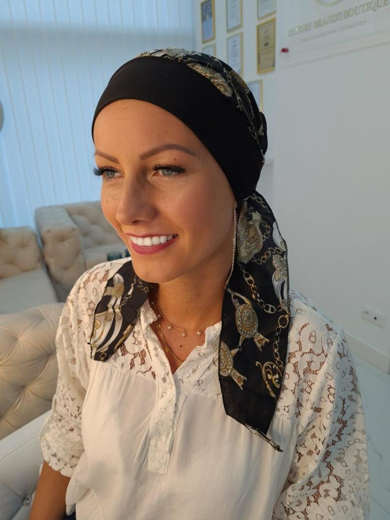 Stylizacja chusty i dodatków