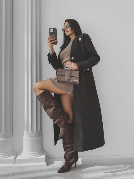 Stylizacje z brązowymi butami