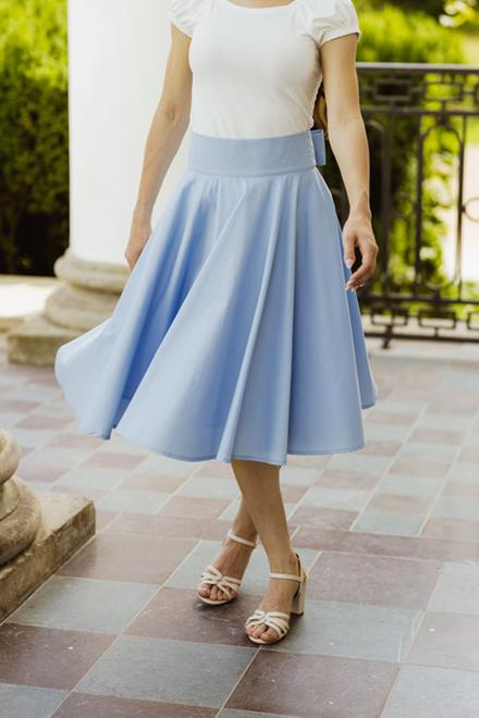 Uszycie spódniczki z koła